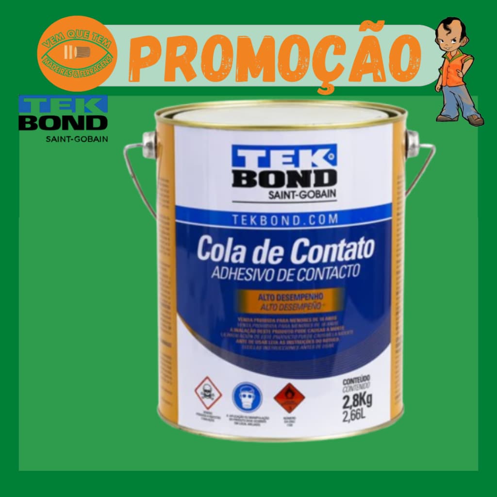 Adesivo Cola De Contato 2,8Kg Tekbond