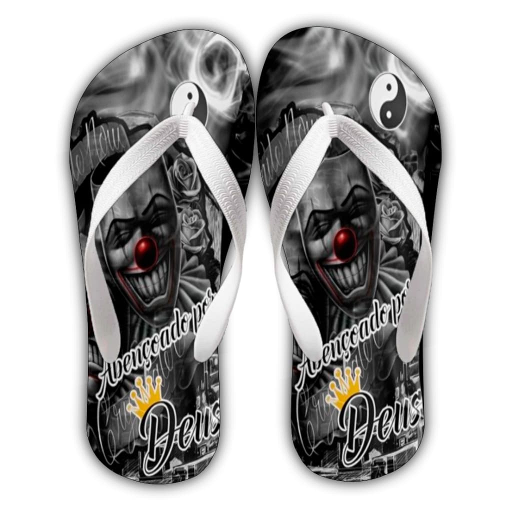 Chinelo Masculino Abençoado por Deus masculino personalizado