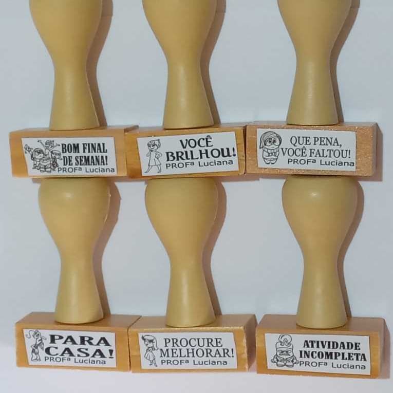 KIT CARIMBOS DIVERT, KIT PROFESSORES, CARIMBO FUNDAMENTAL DIVERTIDAMENTE 1 E 2, PERSONALIZADO