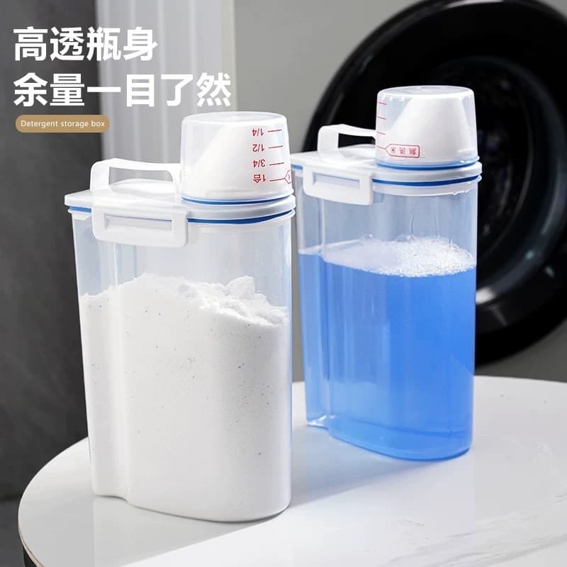 KIT 2 Potes Hermético Transparente 2L para Temperos, Grãos e Alimentos Secos