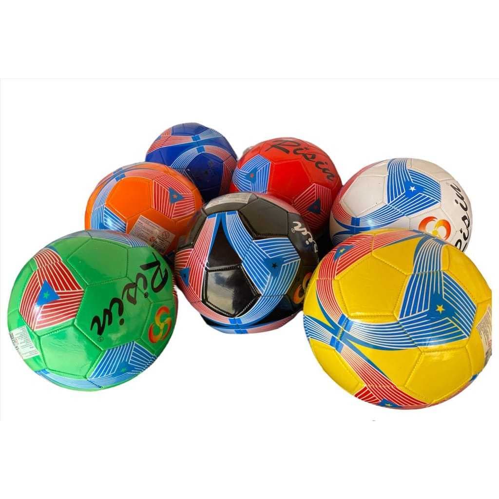 Bola de Futebol Tamanho Com Variacão Envio Imediato Varias Cores