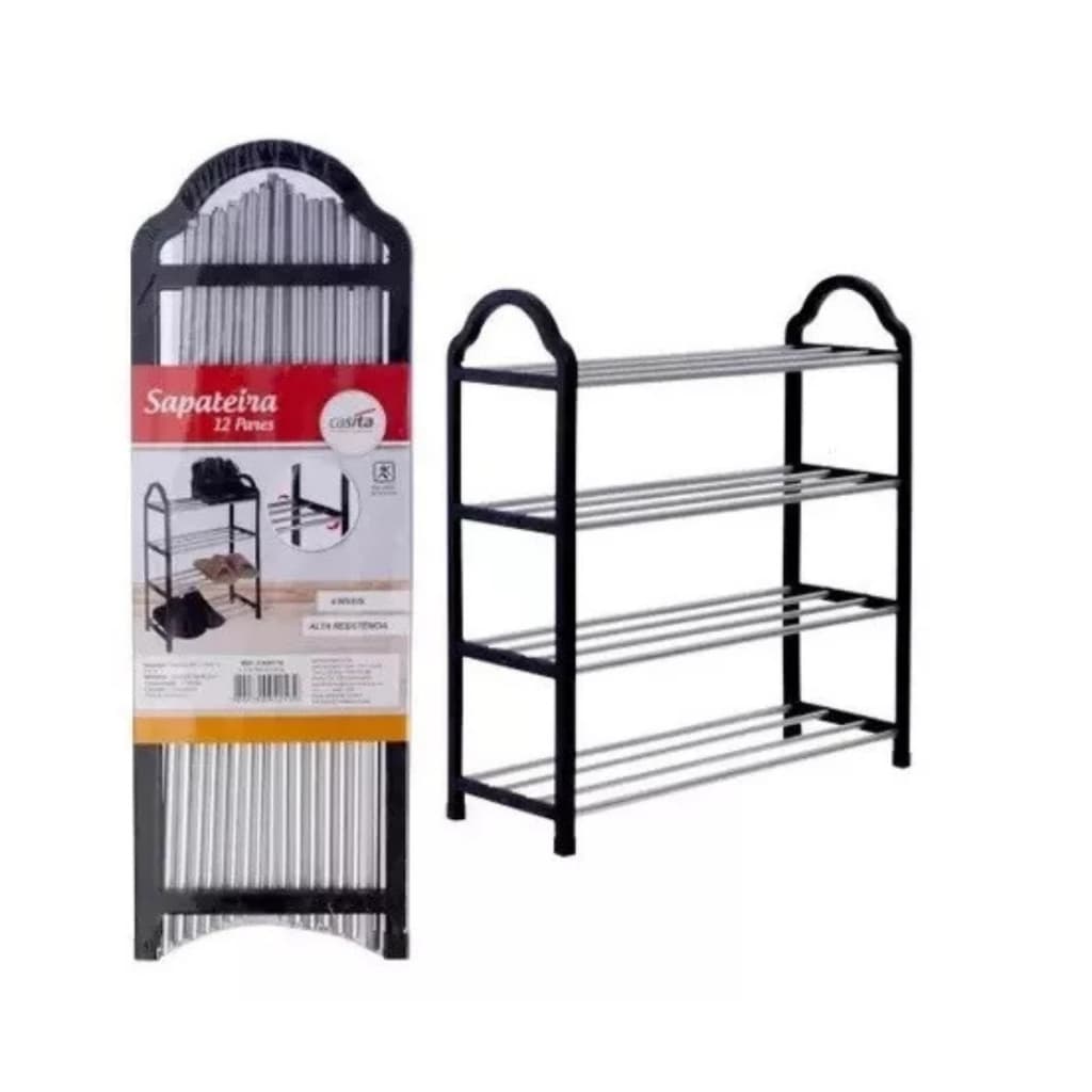 Sapateira Estante Organizador Porta Sapato Tênis Chinelo 4 Niveis
