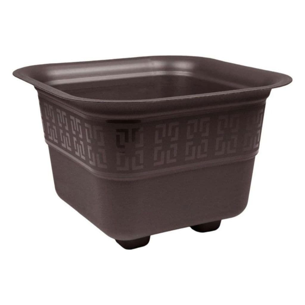 Kit 6 Vasos Jardim Plantas Decoração 6 Litros Quadrado Plastico