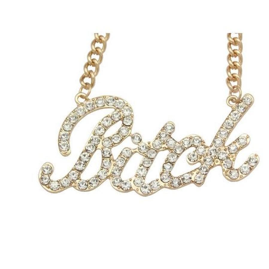 Lindo colar cordão para sua Rainha bitch dourado brilhoso Fetiche Simbologia