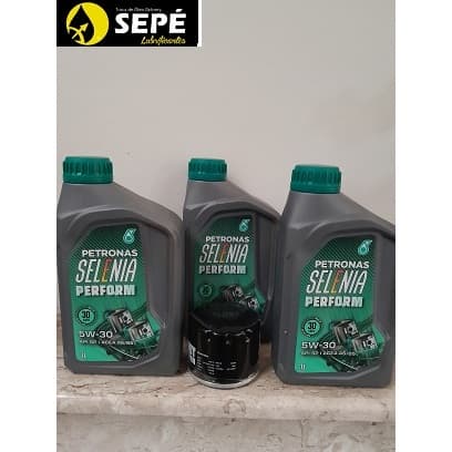 Kit Troca 3 Litro de Óleo e Filtro linha FIAT Fire. PALIO SIENA IDEA  UNO Óleo Selenia 5W30 100% sintético.