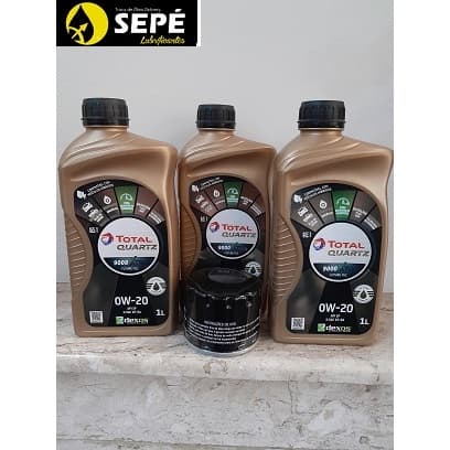Kit Troca de Oleo Fiat Argo Mobi Uno Firefly 1.0 Acima 2017 / Cronos 1.3 8v - total energia 0w20