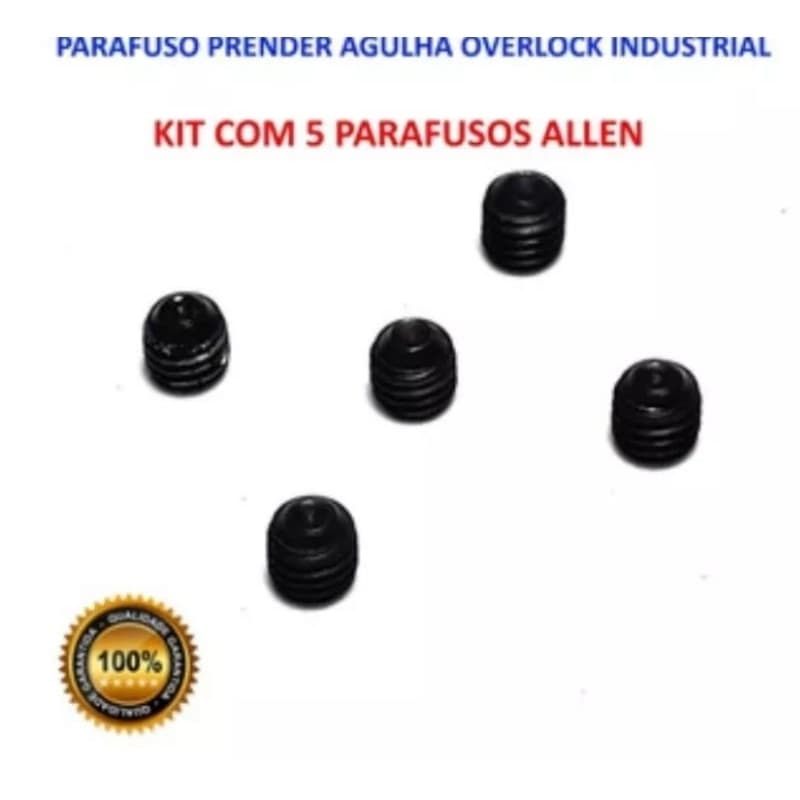 5 Parafusos Da Agulha Chave allen Bitola Máquina Overlock