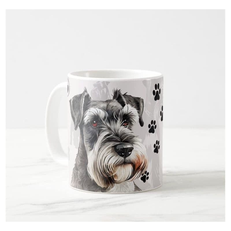 Caneca Schnauzer Animais de Estimação Mãe Pai de Pet Personalizados