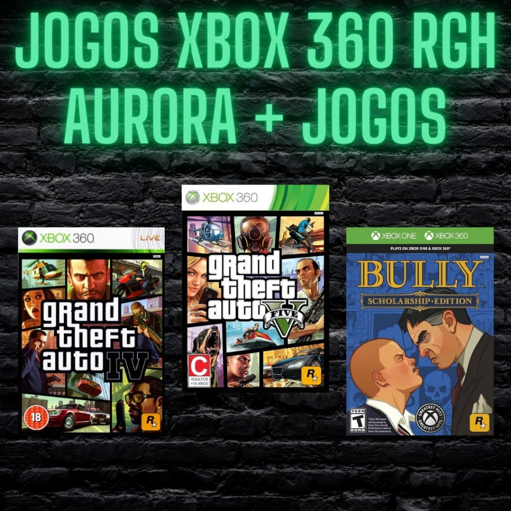 Kit para Xbox 360 RGH Pendrive ou HD Externo – Plugue e Jogue Fácil!