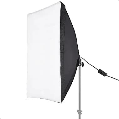 Softbox Luz Contínua Lorben 50x70 Cm Com Bolsa Soquete E27 Estúdio Fotografia Vídeo Lives