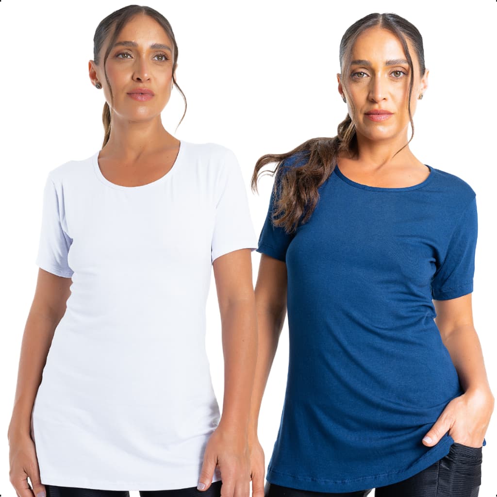 Kit 2 Blusa Academia Camiseta Vest Legging Feminina Fitness Manga Tapa Bumbum Básica Viscolycra