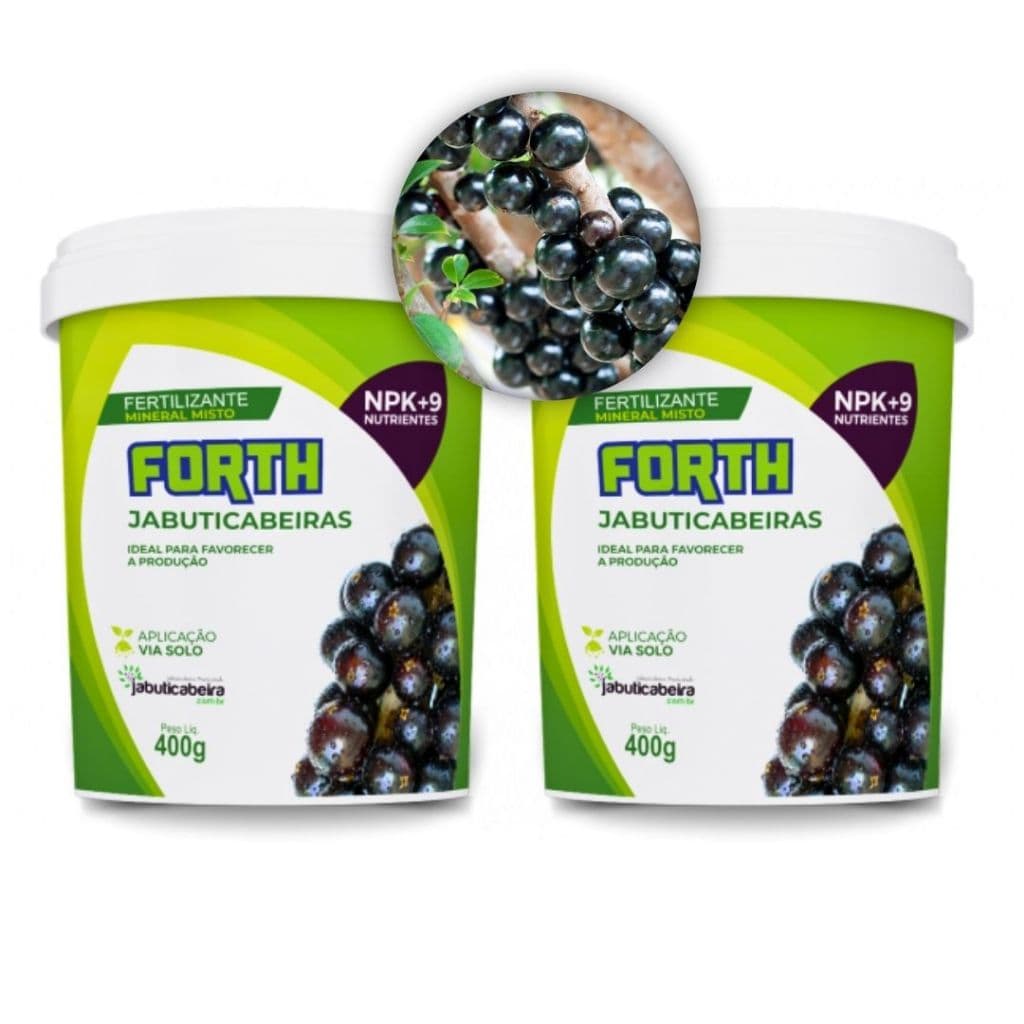 2 Fertilizante Forth Melhor Adubo para Jabuticabeira