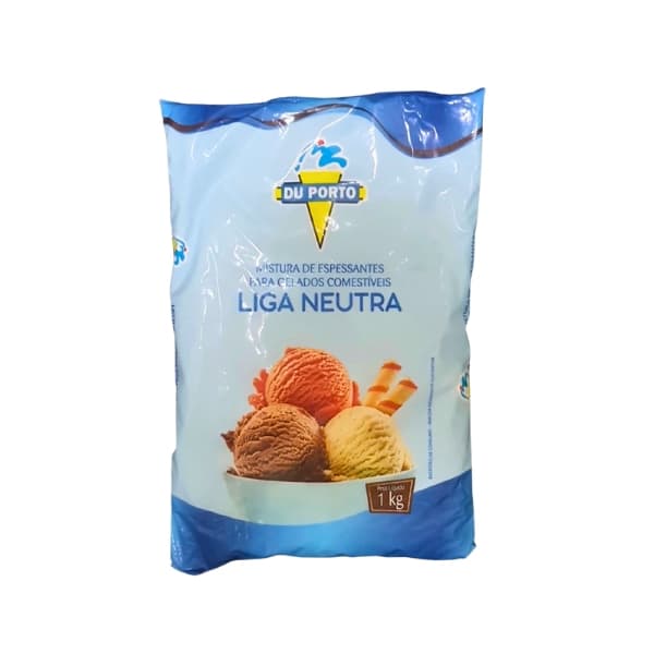 Liga Neutra 1kg Du Porto Estabilizante para Sorvetes, Picolés e Geladinhos