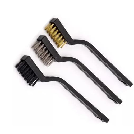 3 Escova Pincel Anti Estática Antiestatica Limpeza Placa de Celular Pc Notebook em Geral