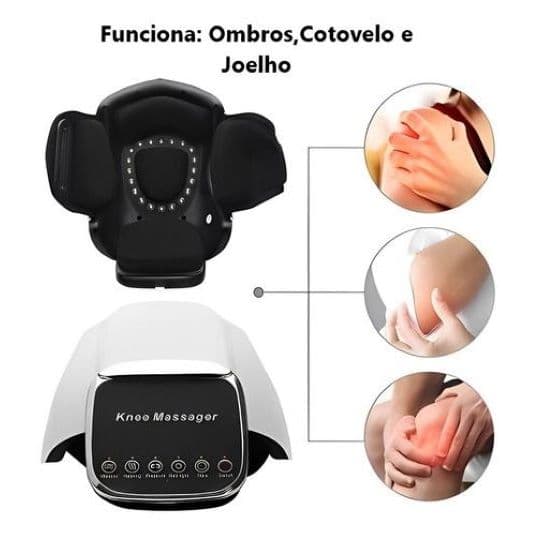 Aparelho Massageador Infravermelho P/ Joelho Portátil Usb