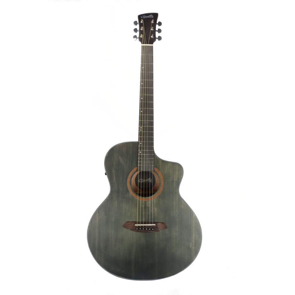 Violão Elétrico Coral 40" - Tampo Sólido Em Spruce - Dark Spruce - Eq 3 Bandas - Vgac1954Ds40 com nota fiscal e garantia