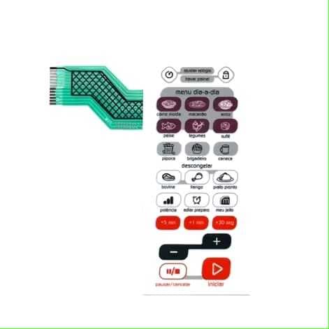 MEMBRANA TECLADO BRASTEMP BMS 45 LINHA ATIVE