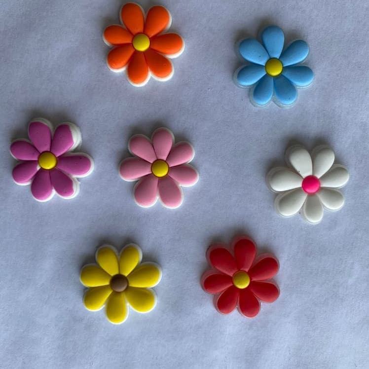 KIT FLORES EMBORRACHADOS, 20 FLORES DE DIVERSAS CORES