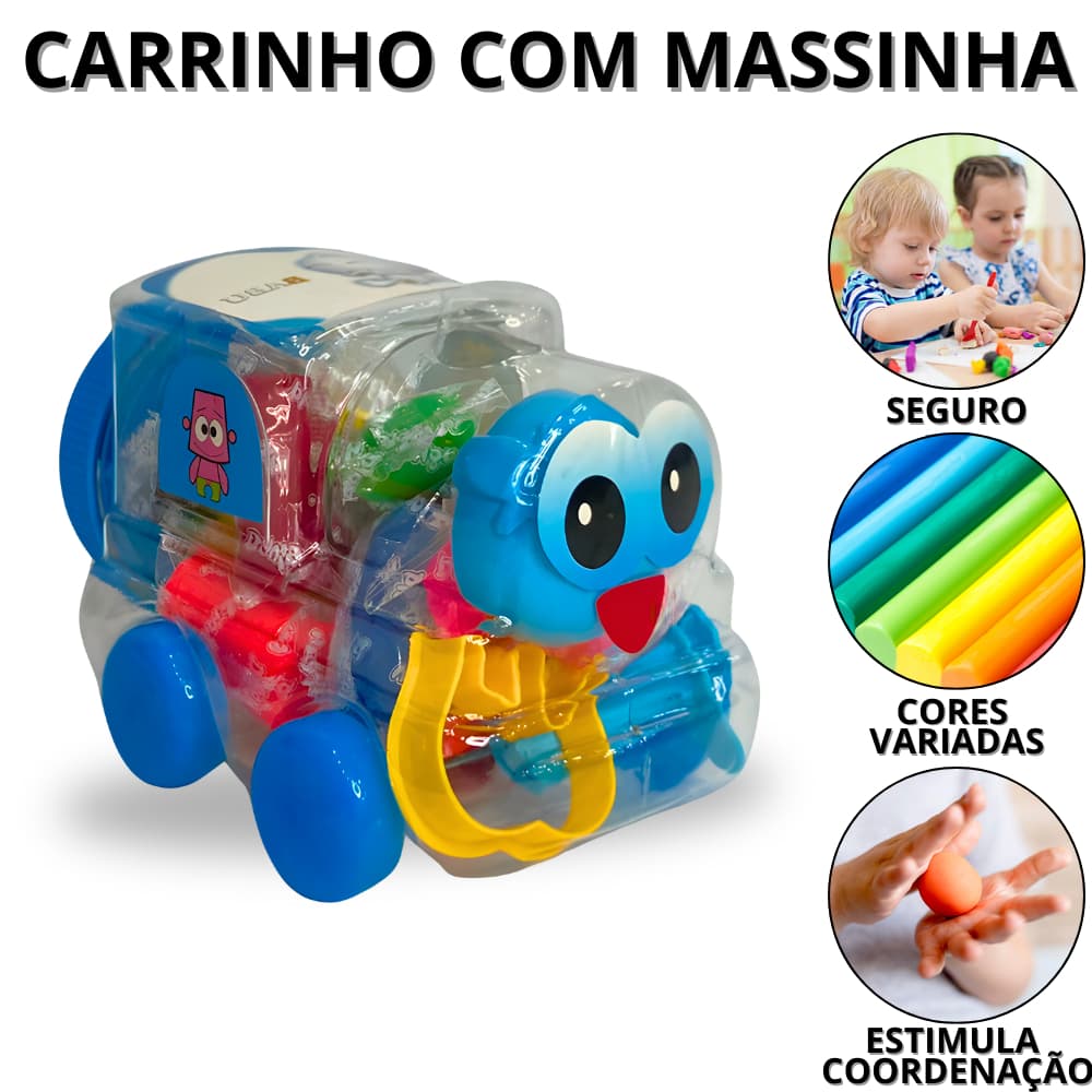 Massinha De Modelar Infantil Kit Massa de Modela Massinhas Coloridas  Brinquedos Criança Bebê