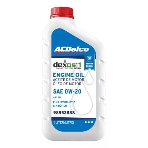 Óleo 0w20 Acdelco Api Sp Sintético Dexos 1 - 98553888