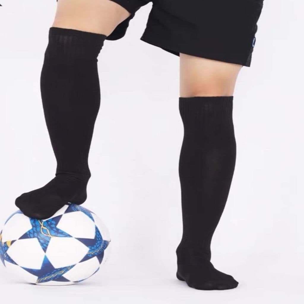 Meiao de Futebol Juvenil Masculino Jogador Profissional Meia de Futebol pra Canela Tam 34 ao 37