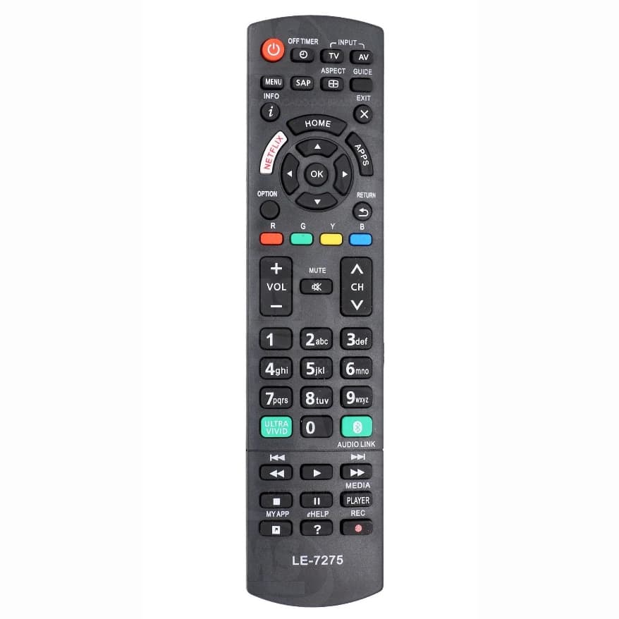 7275  Controle Remoto para TV SMART Panasonic TNQE299 TC-32FS600B TC-43FS630B