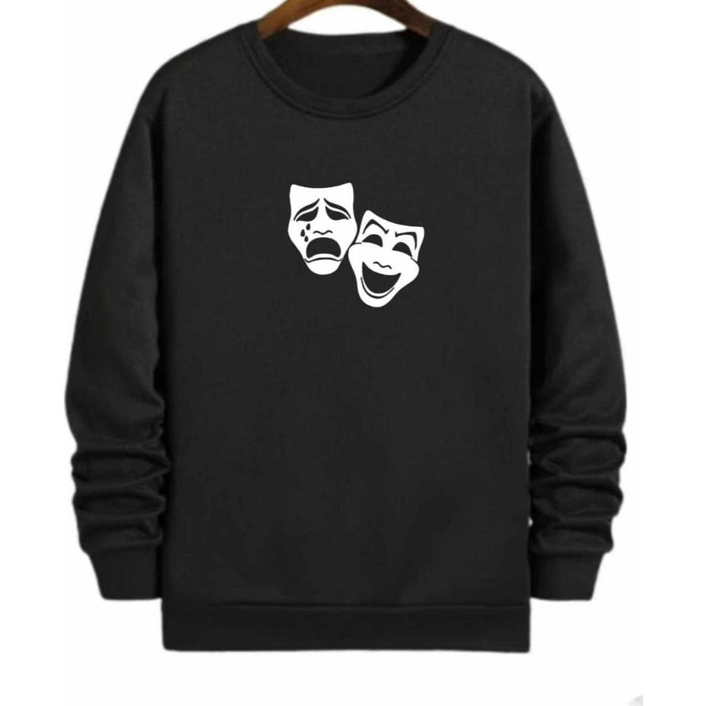 Blusa Moletom Casaco Careca Feminino Masculino CHORA AGORA RI DEPOIS