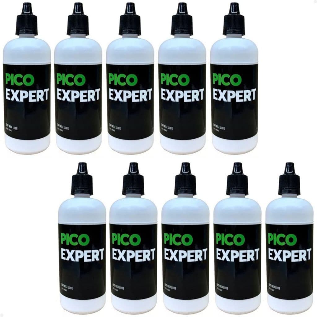 Kit 10 Cera Bike Pico Expert 120ml Óleo Lubrificante Corrente Bicicleta MTB Speed Road