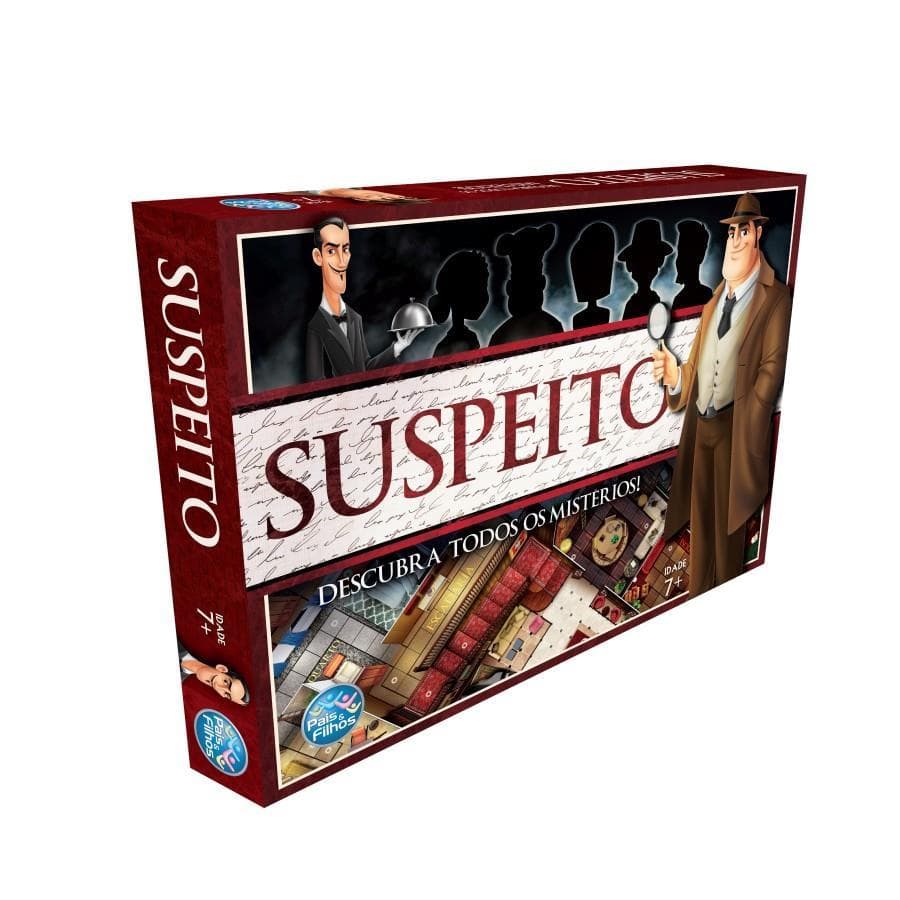 Jogo de Tabuleiro Suspeito Detetive Mistérios Original Pais e Filhos Oferta!