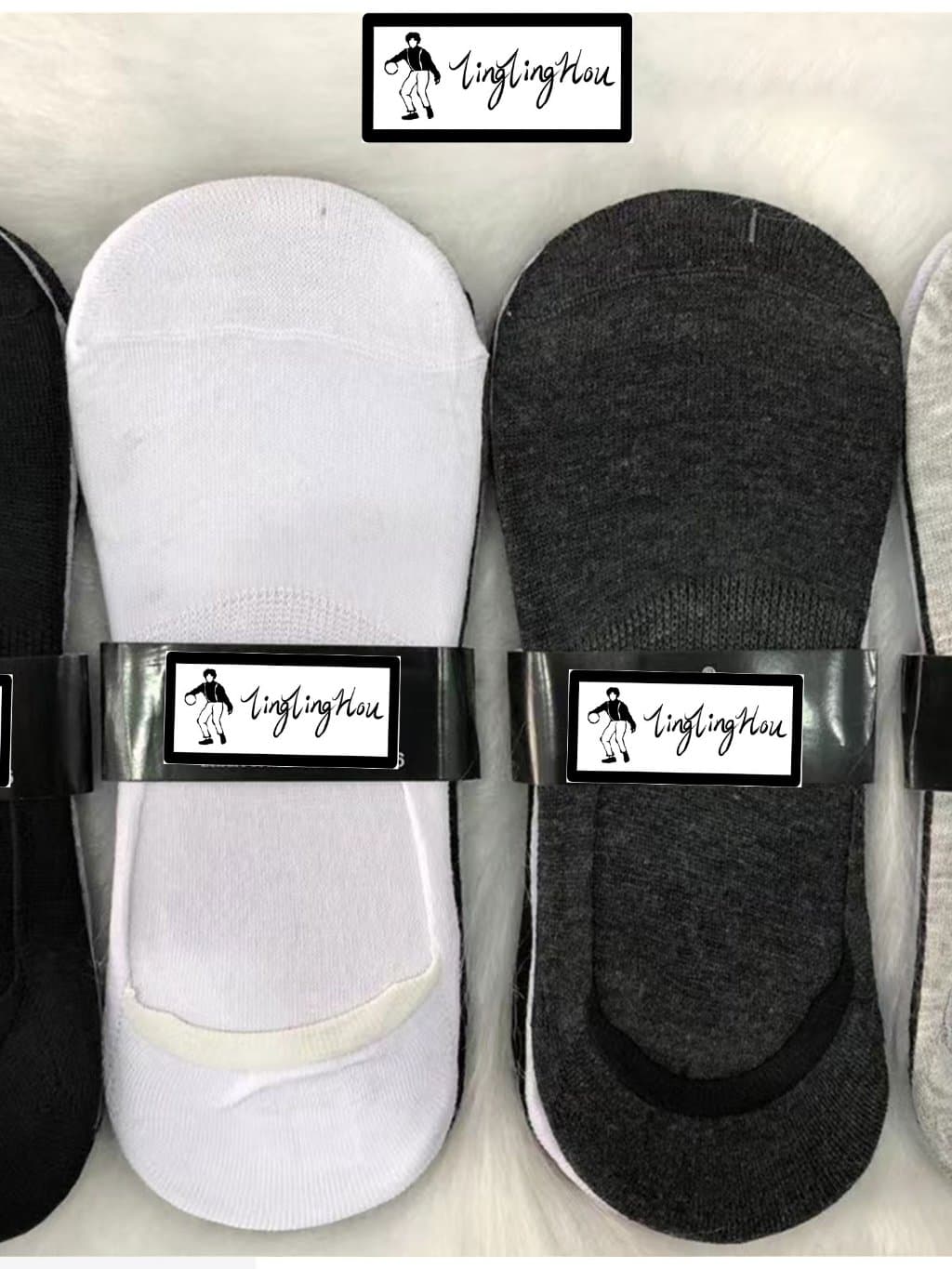Kit COM 12 Pares DE Meias Sapatilha Invisível masculina Único 40-46-atacado 527
