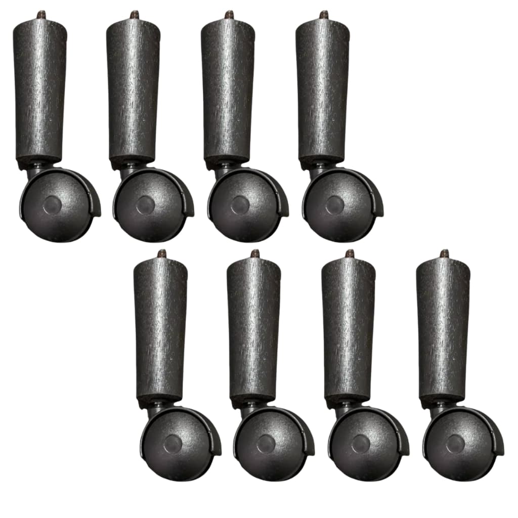 Pé Para Cama Box Com 4 Unidades De Rodinhas 15cm pé base móveis rodizio
