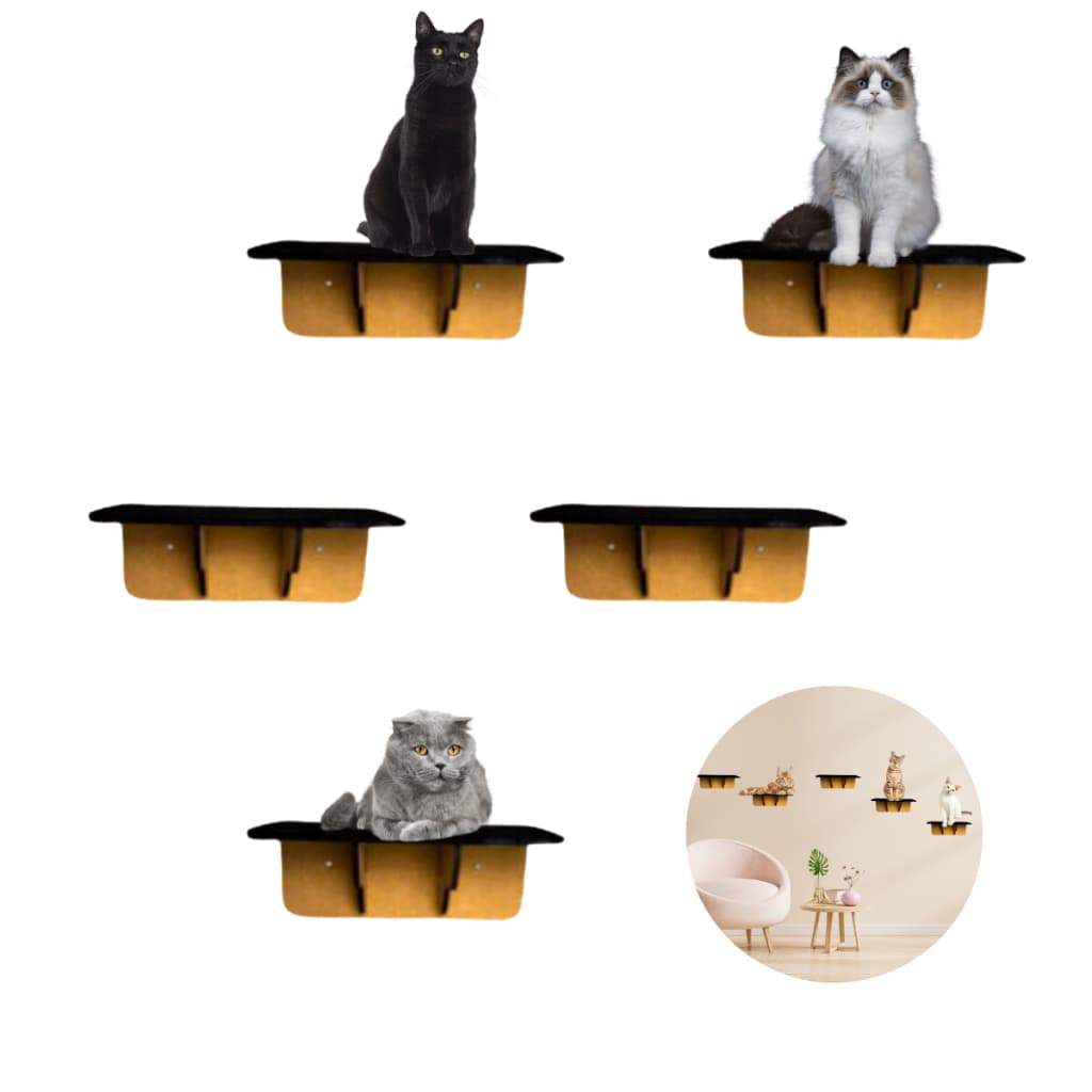 5 Prateleiras Escada Para Gato peças playground Gatos