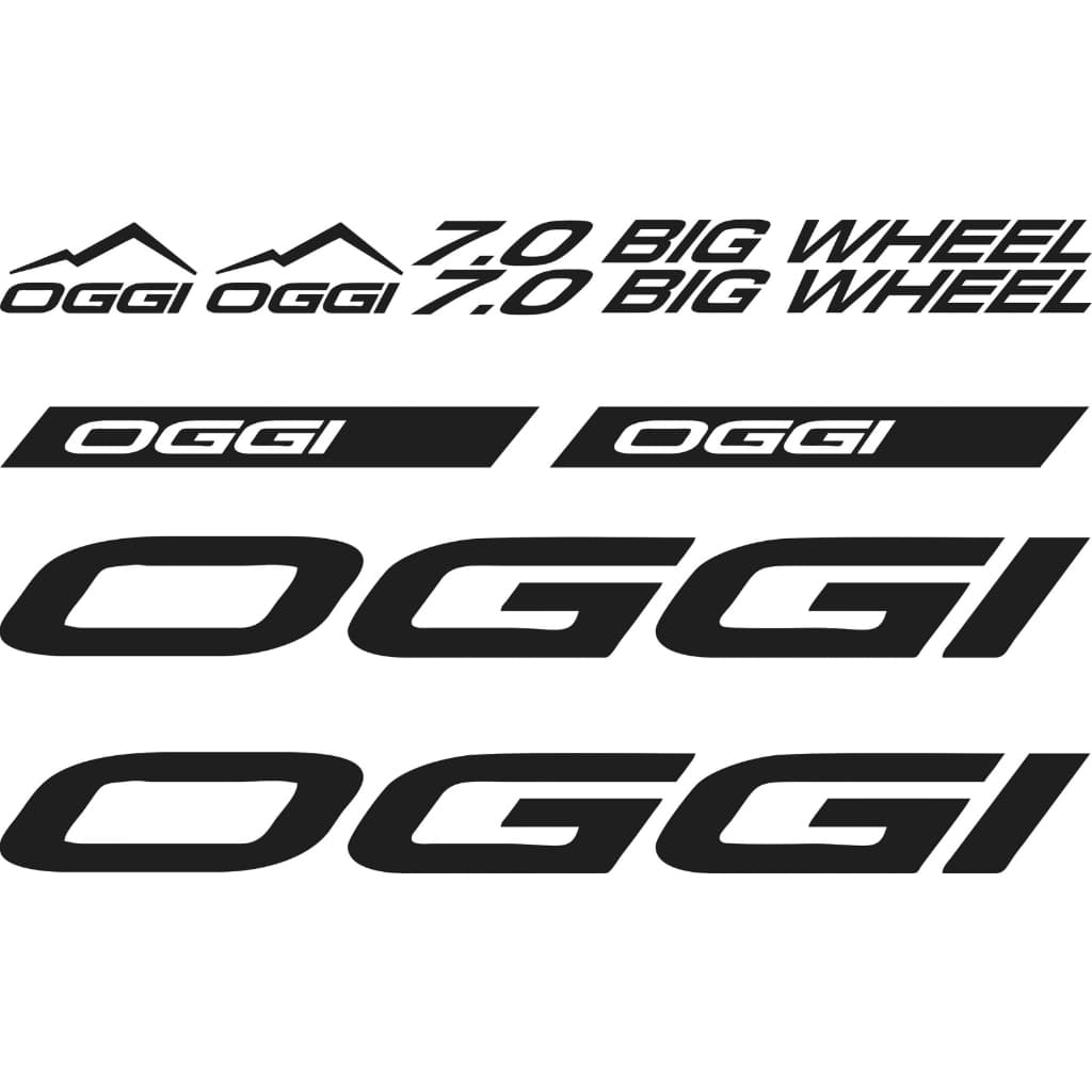 Adesivo Oggi kit Completo Para Quadro Várias Cores Montain Bike