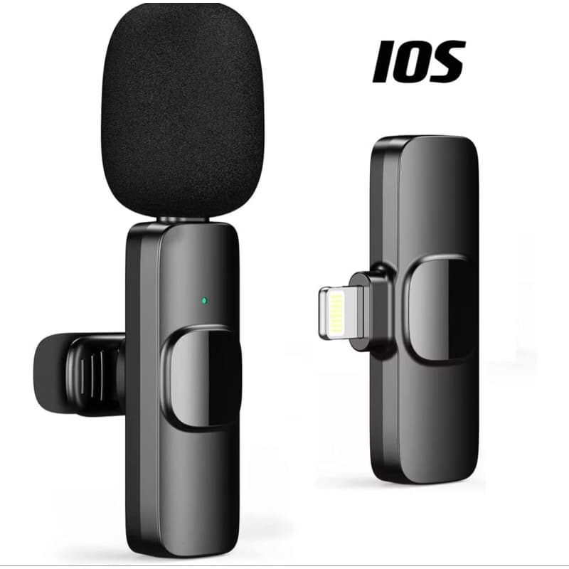 microfone de lapela sem fio para celular IOS