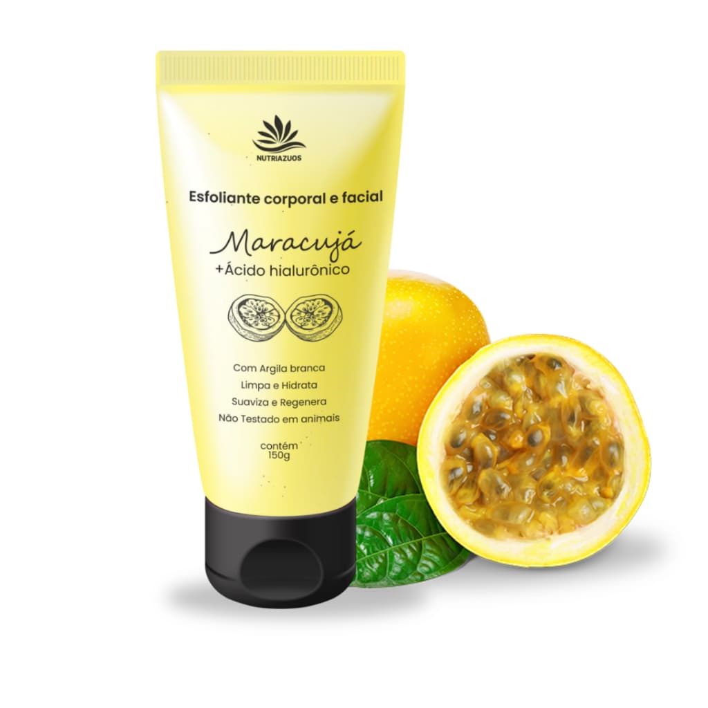 Esfoliante Maracujá Facial e Corporal Nutri Azuos - 150g