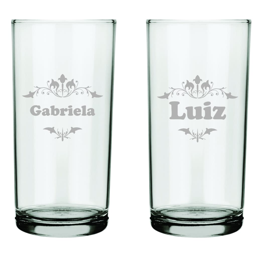 Copo Long Drink 300ml (agua, suco, refri...) personalizado a laser