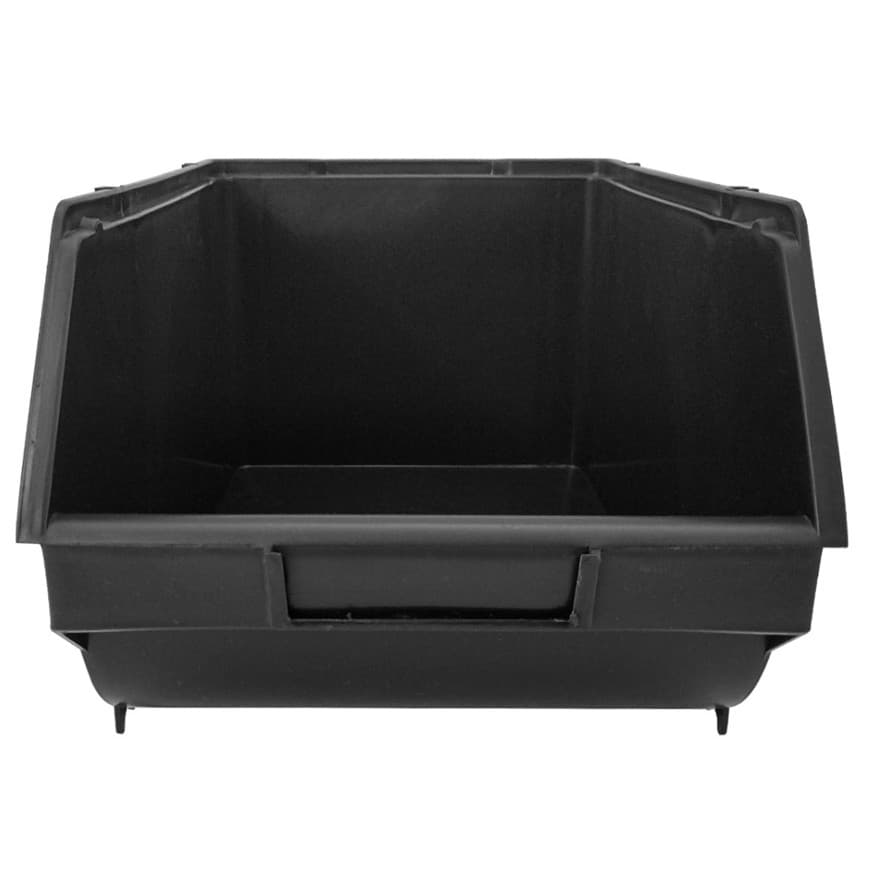 Gaveteiro Bin Kit Nº 6 6 Peças Preto Parafusos Prateleira Caixa Organizadora