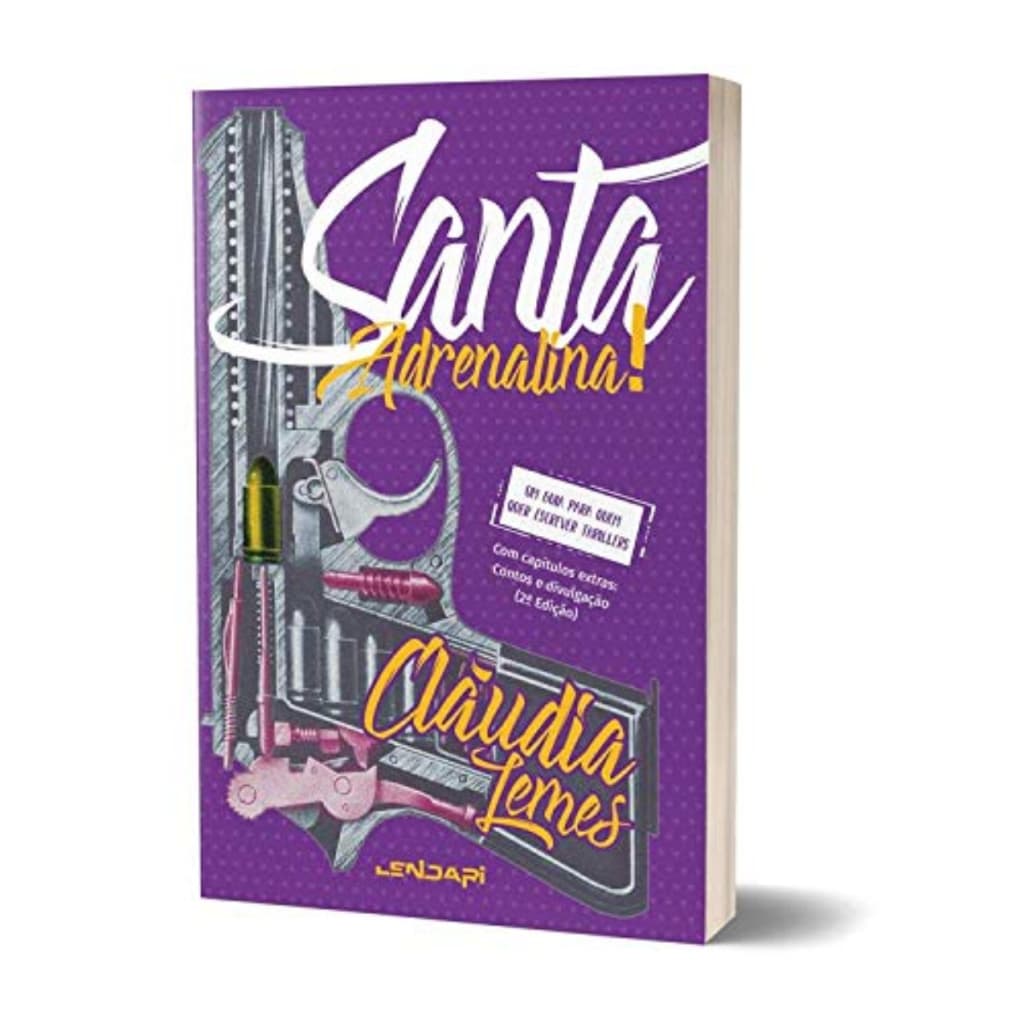 Livro Santa Adrenalina - Claudia Lemes