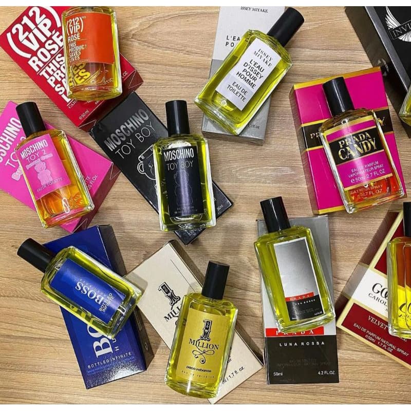 Perfumes feminino masculino 50ml concentrado c0ntratipo