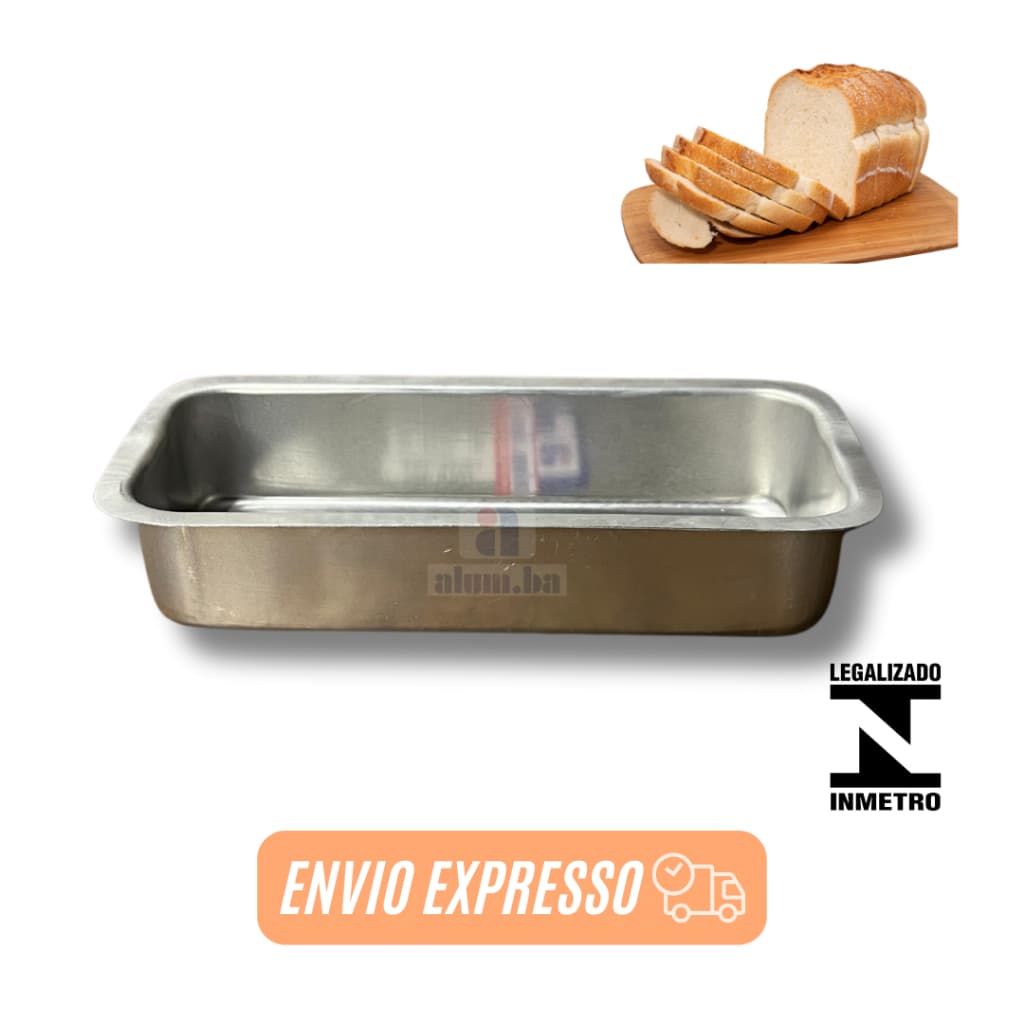 forma de pão caseiro alumínio numero assadeira de pão de forma aluminio tamanho pequeno medio grande