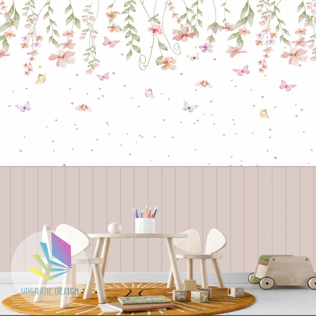 Papel de Parede Painel Auto adesivo infantil menina Lavável Fosco 1,50 x 0,50m COD PPJ-005