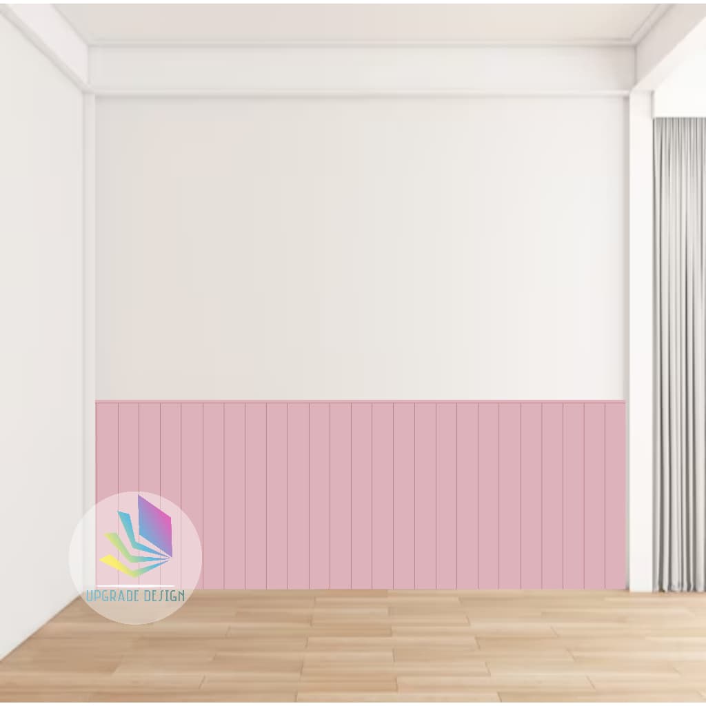 Papel de Parede Cerquinha Ripado Auto adesivo infantil Lavável Fosco 1,12 x 0,50m COD CCR-006