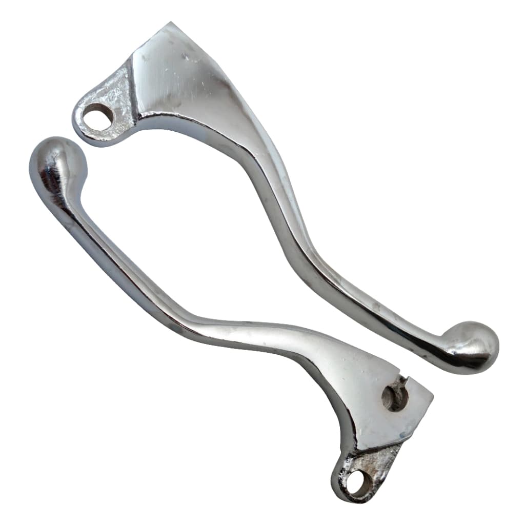 Manete Embreagem + Manete Freio Lona XL125/XLX/250/Bros 125/150 Cromado