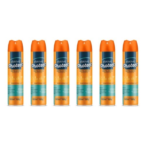 Kit 6 Repelente Spray Contra Mosquitos Insetos 150ml - Above