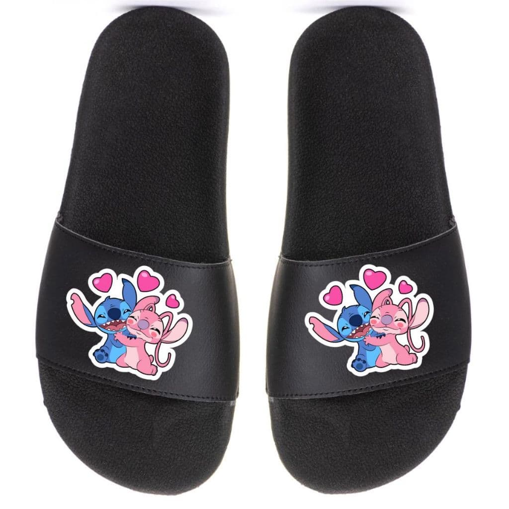Chinelo Do Stitch Lilo Slide Estampa Em Dtf De Alta Qualidade Sandália Confortável