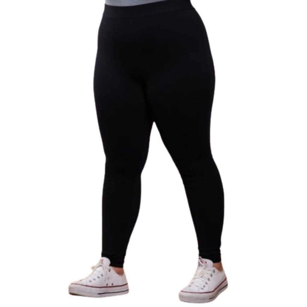 Calça Legging Feminina Plus Size Suplex Academia e Caminhada Fitness