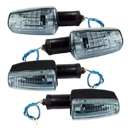 Kit 4 Pisca Seta Cristal  CG Titan 150 / 125 Fan 125 / 150 2000 até 2008 Xre 300 CBX Twister 250 Cb300