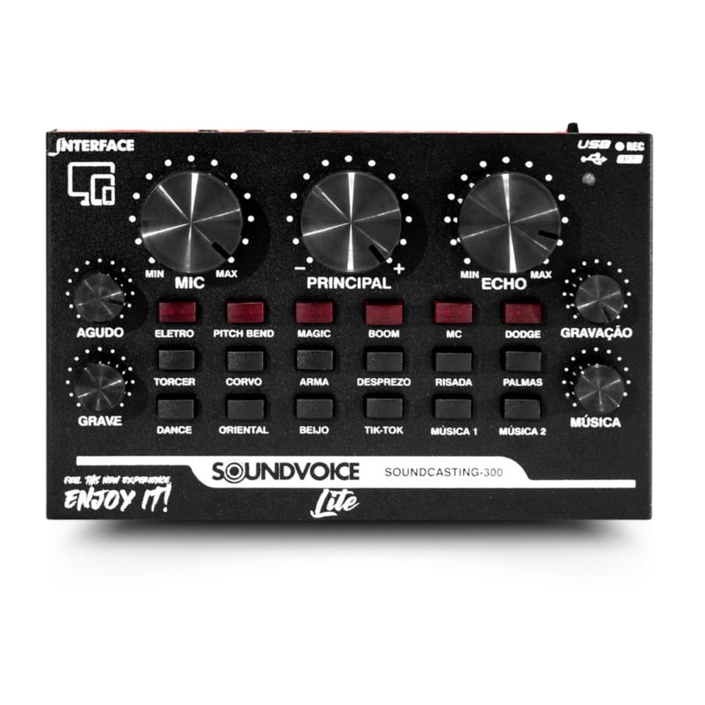 Interface De Áudio Soundvoice Lite Soundcasting 300