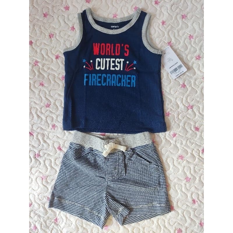 Conjunto Carter's 6 meses, 100% algodão! IMPORTADO DOS EUA, ORIGINAL COM ETIQUETA!