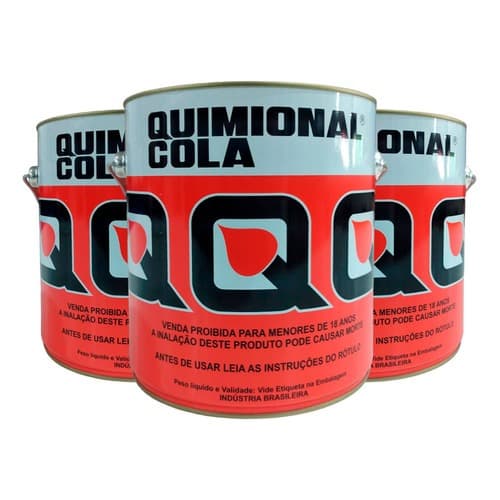 Kit 3 Colas Contato Isopor Lã Vidro Lã De Rocha Espuma 3,6gl